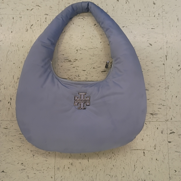 Tory Burch Accessories - Tory Burch Lavender Nylon Hobo Bag